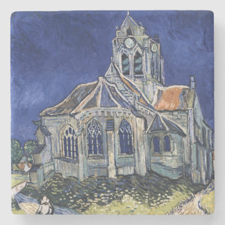 Kirche Auvers Sur Oise Malerei Vincent van Gogh Steinuntersetzer