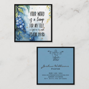 Kirche Business Card Ausflug Quadratische Visitenkarte