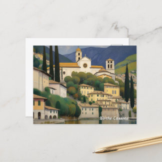 Kirche Cassone Gustav Klimt Malerei Seren Postkarte