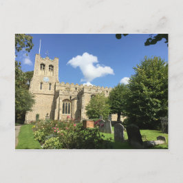 Kirche Coggeshall, Essex Postkarte