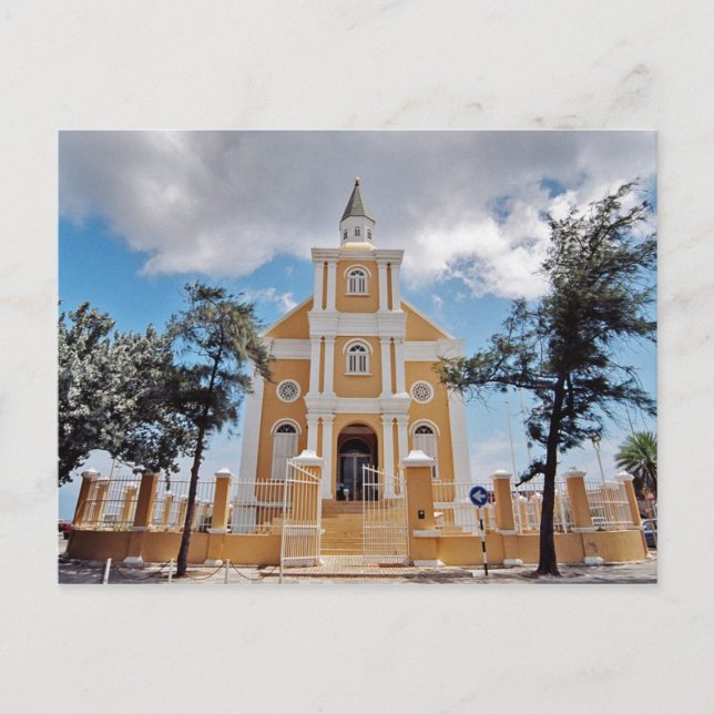 Kirche Curacao Postkarte (Vorderseite)