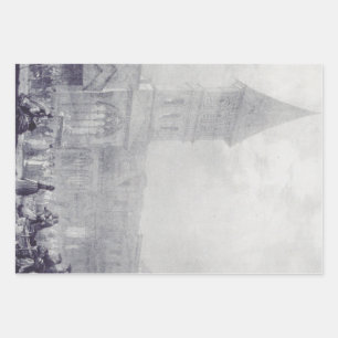 Kirche der Abtei Saint Philibert in Tournus Geschenkpapier Set