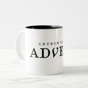 Kirche der Adventsstimmung Tasse