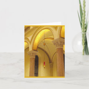 Kirche der Basilika und Mitteilungskarten der Heil