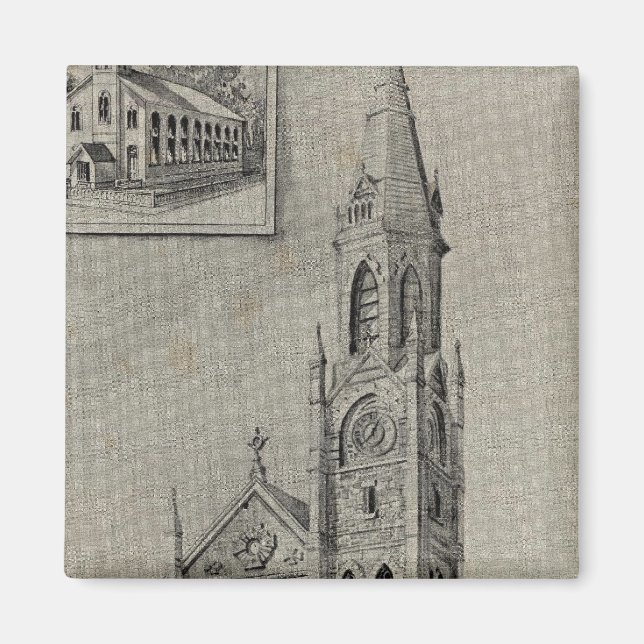 Kirche der Erlösung, Ansonia, Conn Magnet (Vorne)