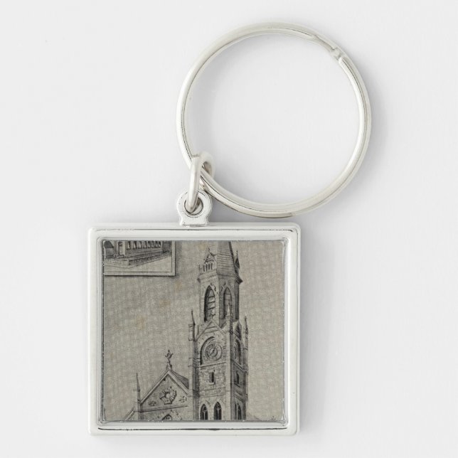 Kirche der Erlösung, Ansonia, Conn Schlüsselanhänger (Vorne)