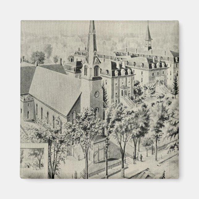 Kirche der hl. Rose, Meriden Magnet (Vorne)