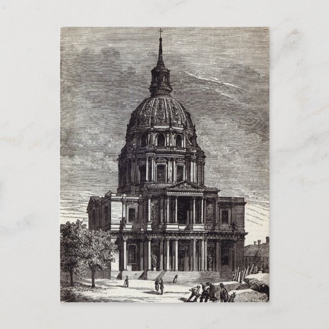 Kirche der Invaliden, die Grab von Postkarte (Vorderseite)