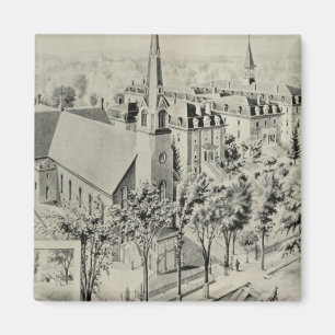 Kirche der Rose, Meriden Magnet