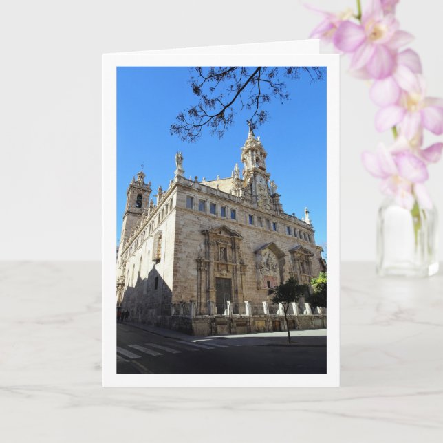 Kirche der Santos Juanes, Valencia, Spanien Karte (Orchidee)