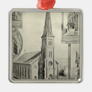 Kirche der Unbefleckten Empfängnis, Waterbury Ornament Aus Metall