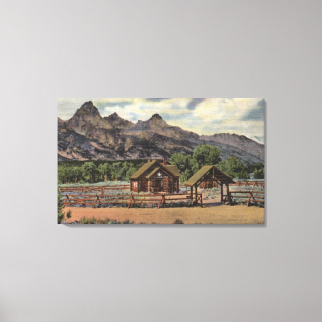 Kirche der Verortung Leinwanddruck (Vorderseite)