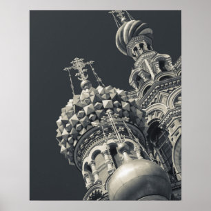 Kirche des Erlösers auf dem vergossenen Blut Poster