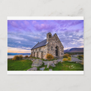 Kirche des guten Hirten Tekapo NZ: Postca Postkarte