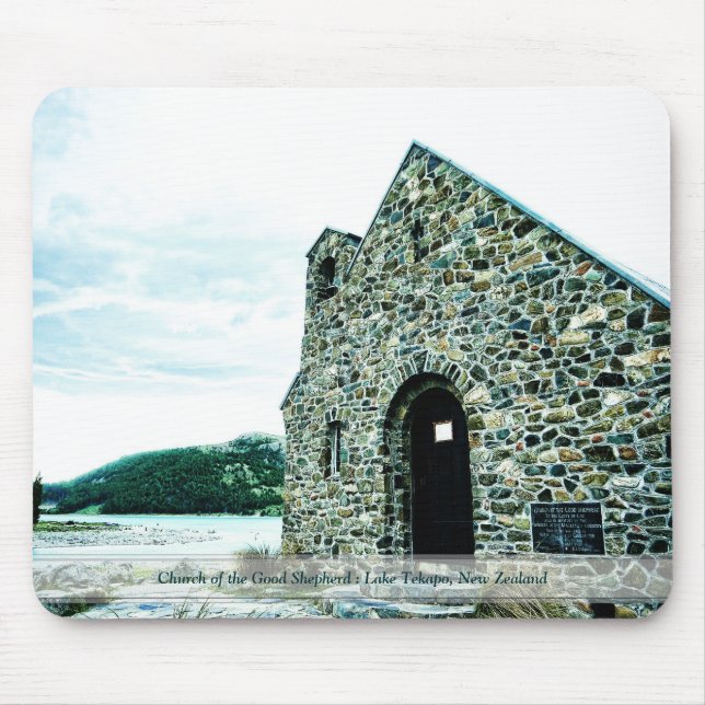 Kirche des Guten Sheperd Neuseeland Mousepad (Vorne)