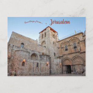 Kirche des Heiligen Sepulchers Jerusalem Postkarte