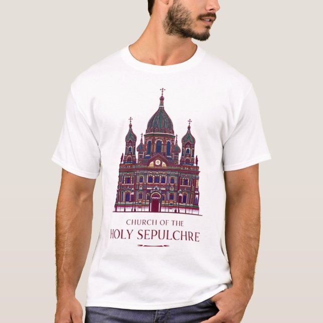Kirche des Heiligen Sepulchers T-Shirt (Vorderseite)