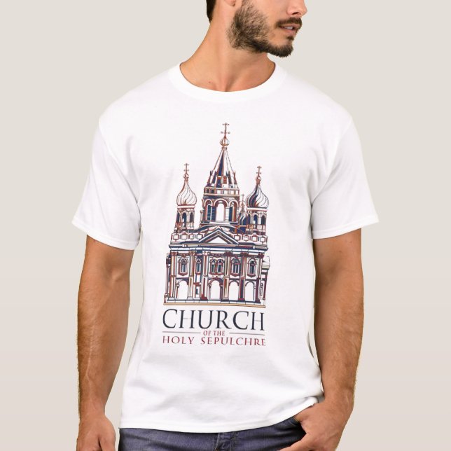 Kirche des Heiligen Sepulchers T-Shirt (Vorderseite)