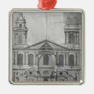 Kirche des Heiligen-Sulpice Ornament Aus Metall