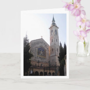 Kirche des Heimgangs, Jerusalem, Israel Karte