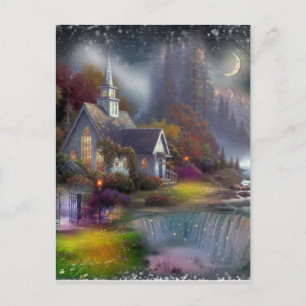 Kirche des Herrn Church Art Postkarte
