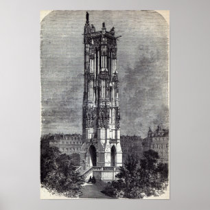 Kirche des Hl. Jacques de la Boucherie Poster
