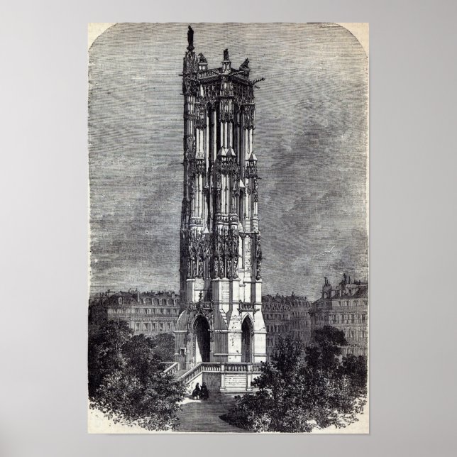 Kirche des Hl. Jacques de la Boucherie Poster (Vorne)