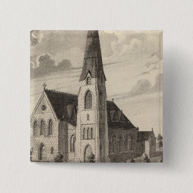 Kirche des hl. Peter und Wohnsitz Button (Vorderseite)