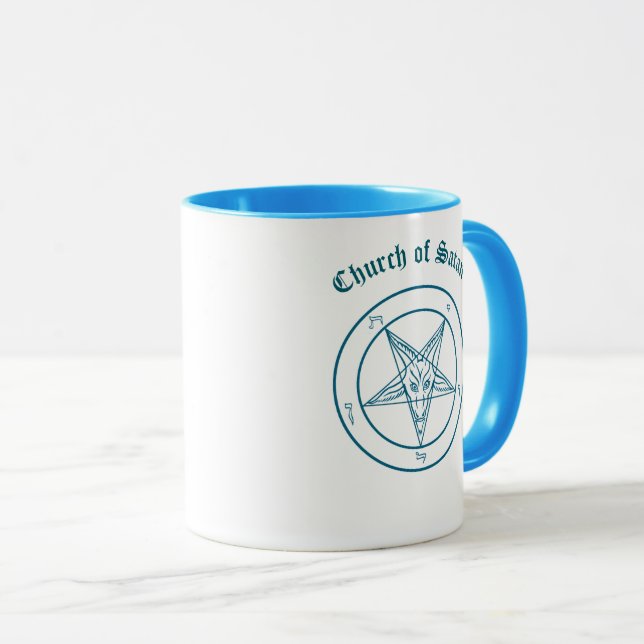 Kirche des Satan 1966 Tasse (VorderseiteRechts)