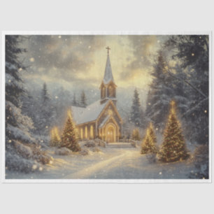 Kirche ganz Aglow Seidenpapier