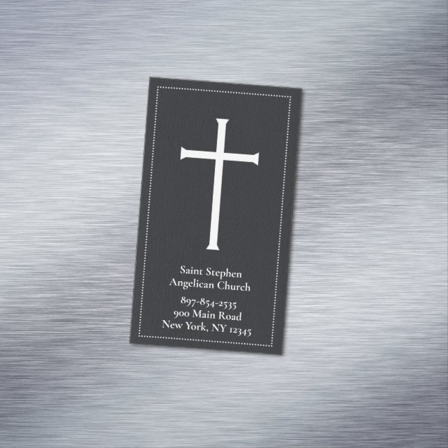 Kirche Heiliges Kreuz Magnetische Visitenkarte (Beispiel)