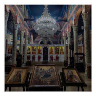 Kirche Hl. Muttergottes Skopje Poster