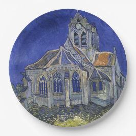 Kirche im Auvers-sur-Oise durch Vincent van Gogh Pappteller