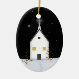 Kirche im Gedächtnis der Verzierung Keramik Ornament