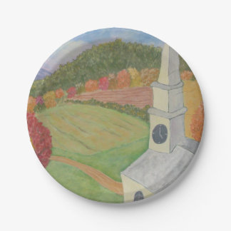 Kirche im Land-Pappteller Pappteller