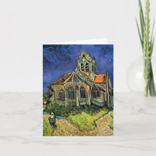 Kirche in Auvers von Vincent van Gogh Hochzeit Dankeskarte