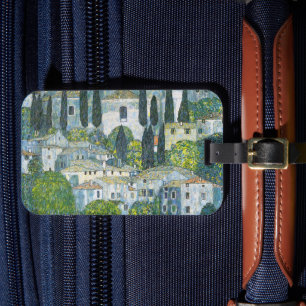 Kirche in Cassone von Gustav Klimt Gepäckanhänger
