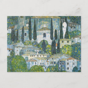 Kirche in Cassone von Gustav Klimt Postkarte
