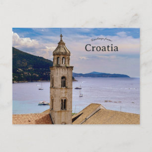 Kirche in Dubrovnik Kroatien Postkarte