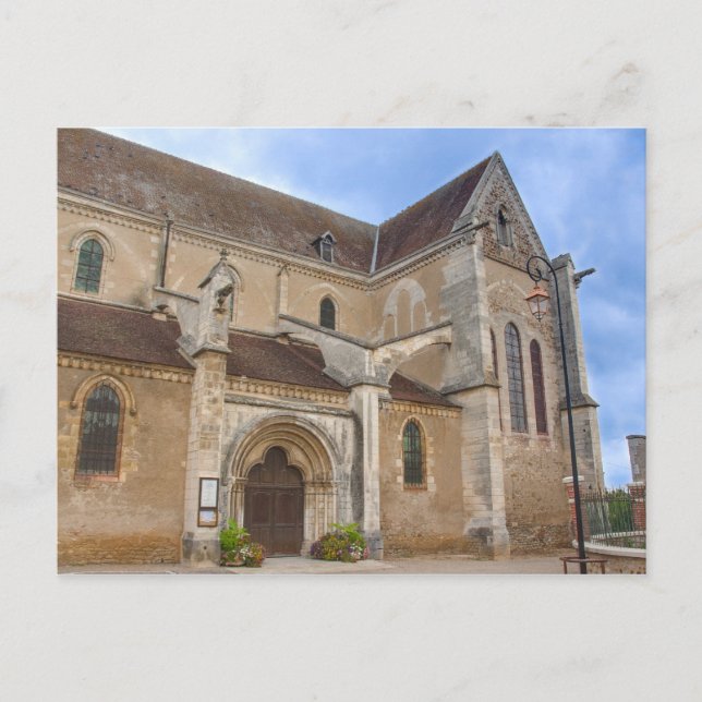Kirche in Frankreich Postkarte (Vorderseite)