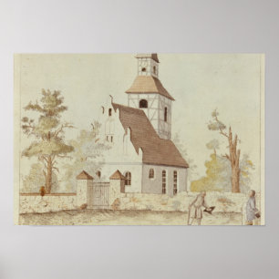 Kirche in Pankow, Berlin Poster