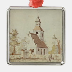 Kirche in Pankow, Berlin Silbernes Ornament