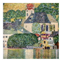 Kirche in Unterach am Attersee von Gustav Klimt