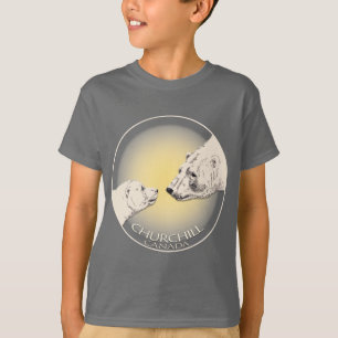 Kirche-Kind-Polar-Bär-Shirt Bär Art T-Shirt