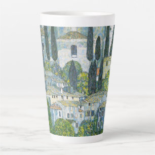 Kirche (Kirche) in Cassone von Gustav Klimt Milchtasse