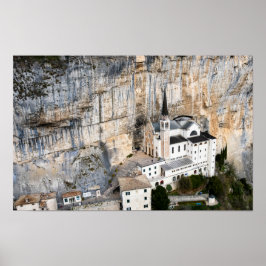 Kirche Madonna della Corona Poster