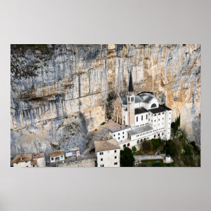 Kirche Madonna della Corona Poster