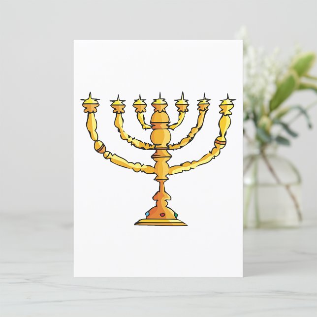 Kirche Menorah Einladung (Von Creator hochgeladen)