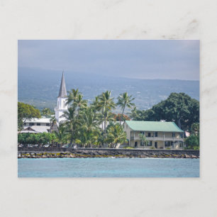 Kirche Mokuaikaua, Schloss Hulihee, Kailua-Kona, Postkarte