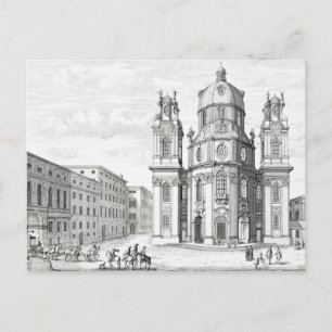 Kirche Notre Dame, Salzburg, Österreich, ab 'Ent Postkarte